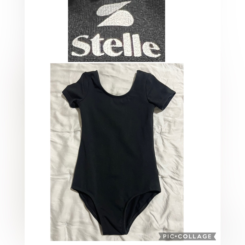 Stelle Classic Black Kids Leotard
